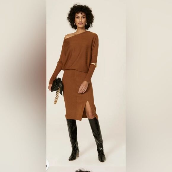 Victor Alfaro Asymmetrical Sweater Dress Size XS - Picture 1 of 8